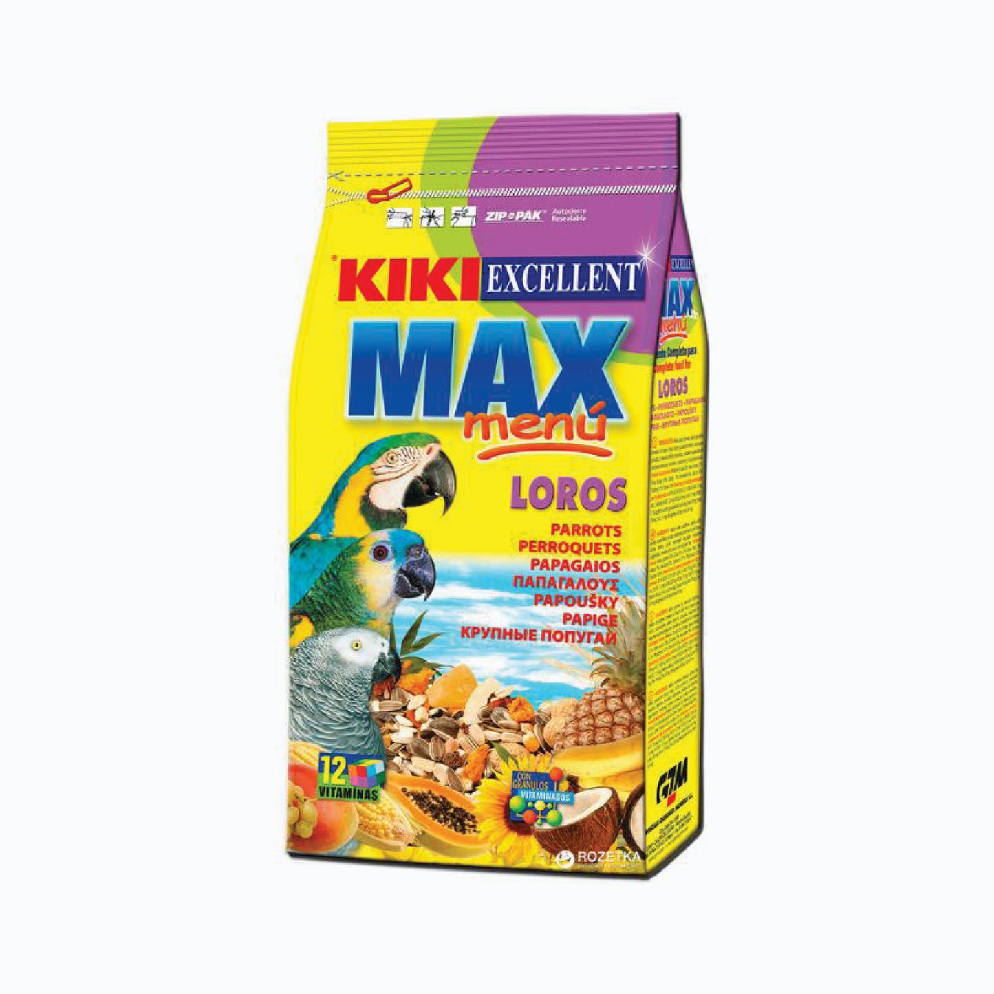 Kiki Max Menu Parrots 1Kg