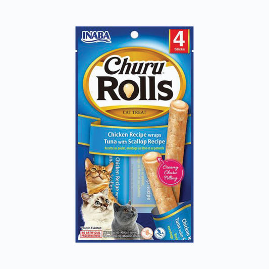 Churu Rolls 732 Chicken Wrap Tuna And Scallop