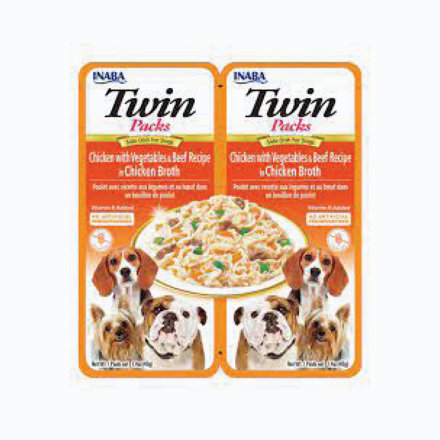 Churu Dog 802 Twin Pack Chicken, Vegetable & Beef