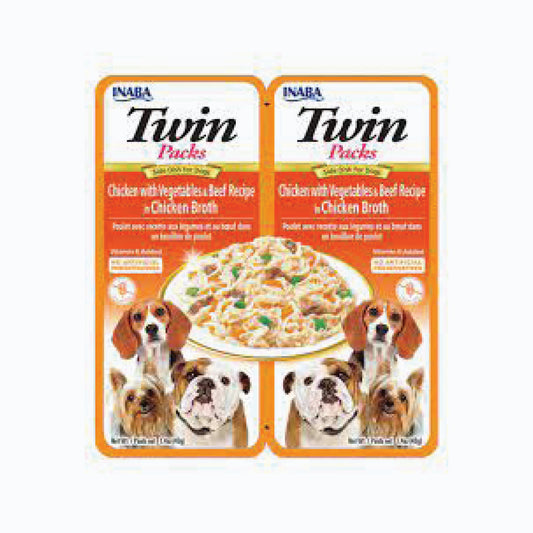 Churu Dog 802 Twin Pack Chicken, Vegetable & Beef