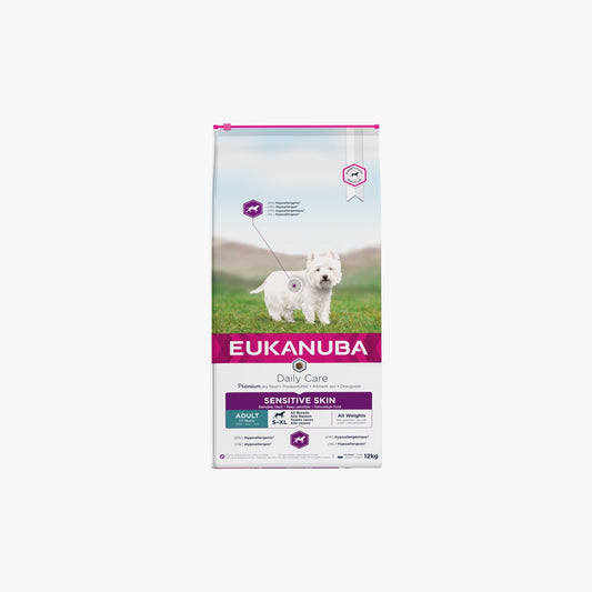 Eukanuba Dog Daily Care Adult Sensitive Skin Chicken 12kg