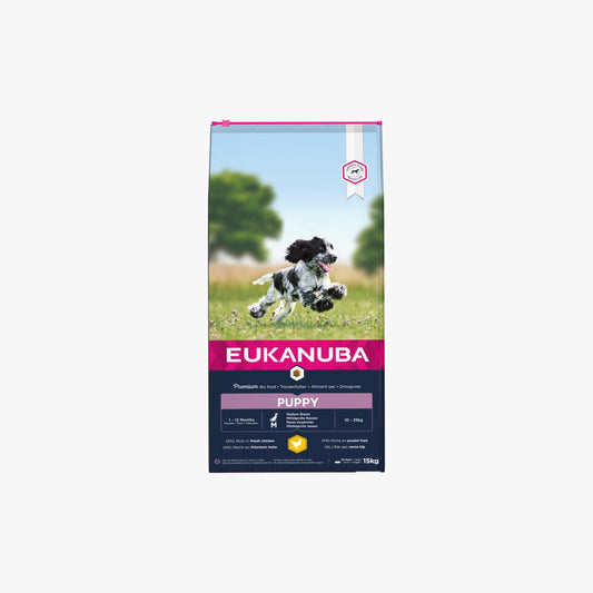 Eukanuba Dog Puppy Medium Breed Chicken 15kg