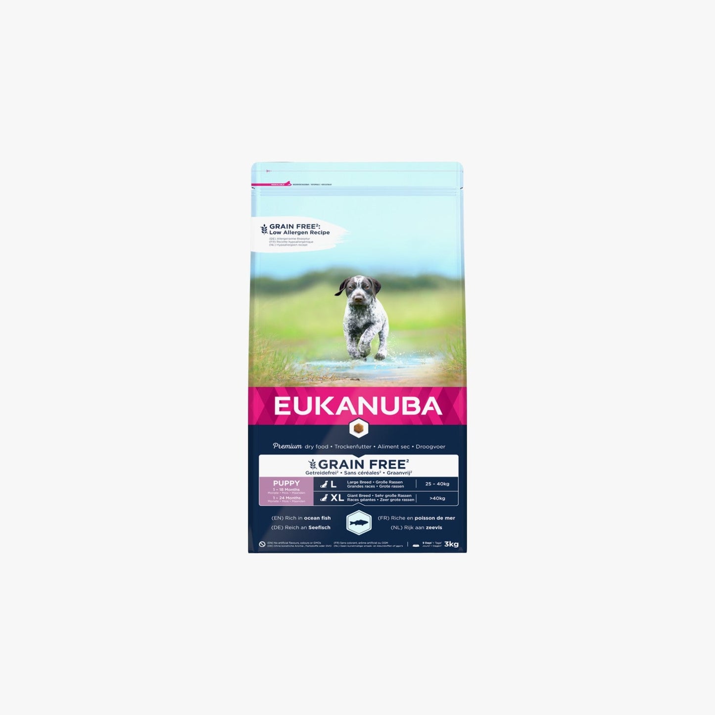 Eukanuba Dog Grain Free Puppy Large Breed Ocean Fish & Salmon 12kg