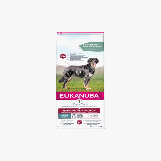 Eukanuba Dog Daily Care Adult All Breed Monoprotein Salmon 12kg