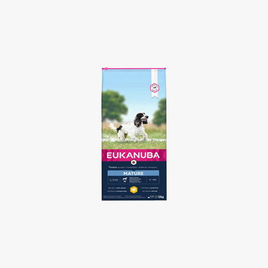 Eukanuba Dog Adult Mature Medium Breed Chicken 12kg