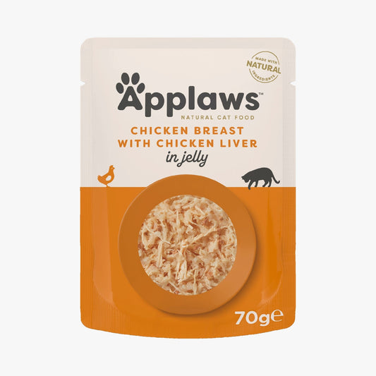 Applaws Cat Pouch Chicken with Liver in Jelly 70g