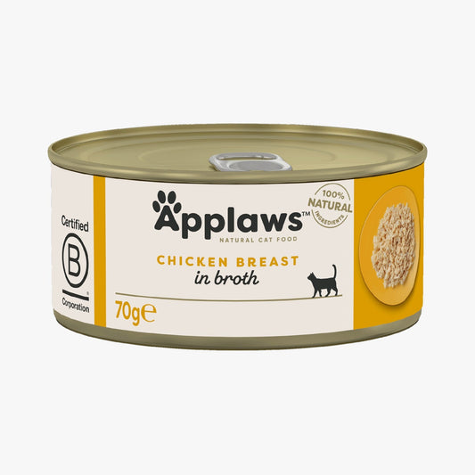 Applaws Cat Tin Chicken Breast in Broth 70g