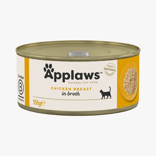 Applaws Cat Tin Chicken Breast in Broth 156g