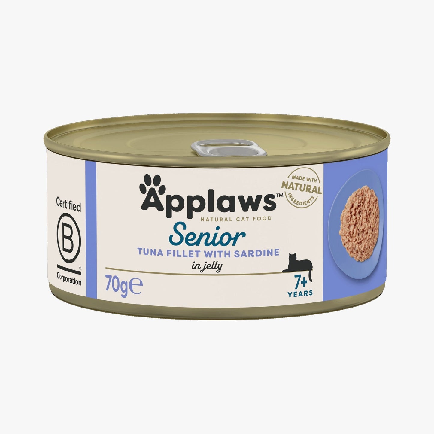 Applaws Senior Cat Tin Tuna with Sardine in Jelly 70g