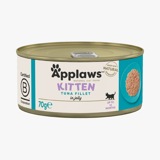 Applaws Kitten Tin Tuna Fillet in Broth 70g