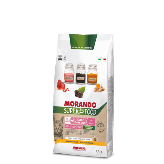 Morando Super Pet Food Adult Daily Care Cat Dry Food Chicken 1.5kg