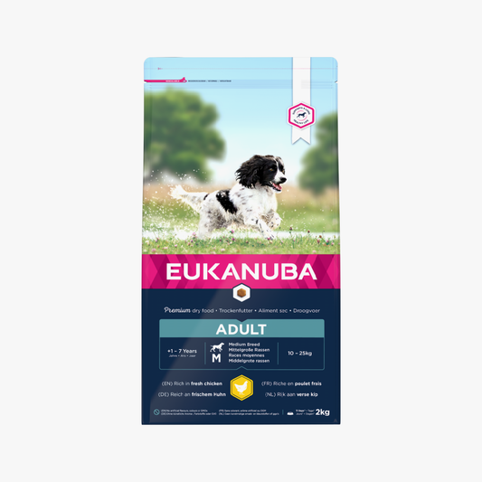 Eukanuba Dog Adult Medium Breed Chicken 2kg