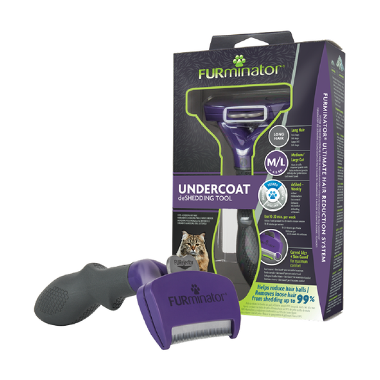 Furminator Undercoat DeShedding Tool Medium & Large Cat Short Hair