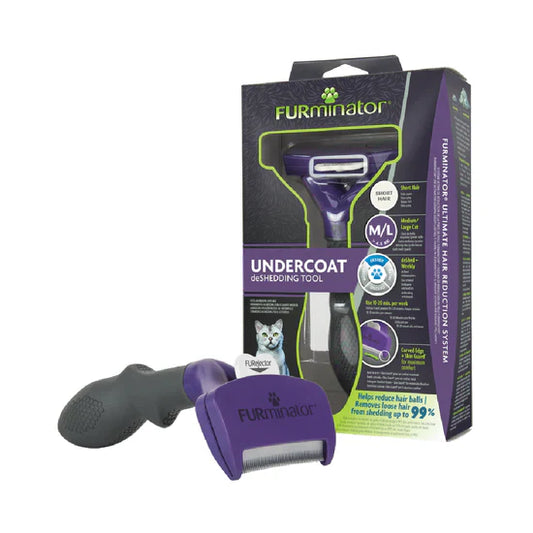 Furminator Undercoat DeShedding Tool Medium & Large Cat Long Hair