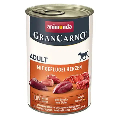 ANIMONDA GRAN CARNO ANDULT POULTY HEARTS 400G