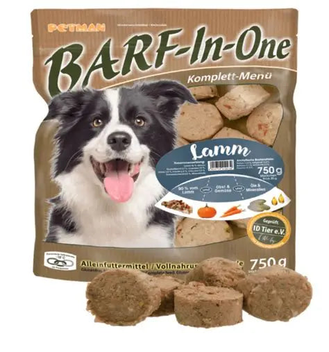 PET MAN BARF LAMB 750G
