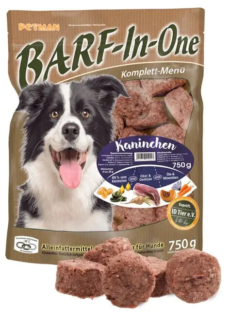 PET MAN BARF RABBIT 750G