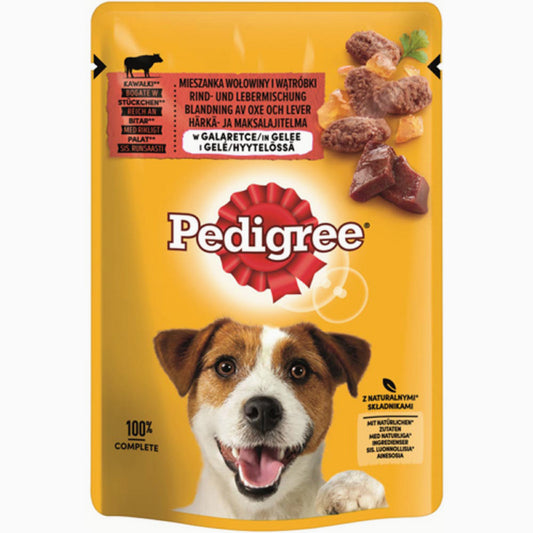 Pedigree Pou Adt Beef In JellyÂ¬â€ 100G