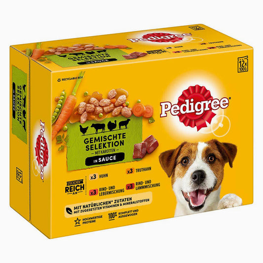 Pedigree Sel Box Bf&Ck Veg Sc 12X100G