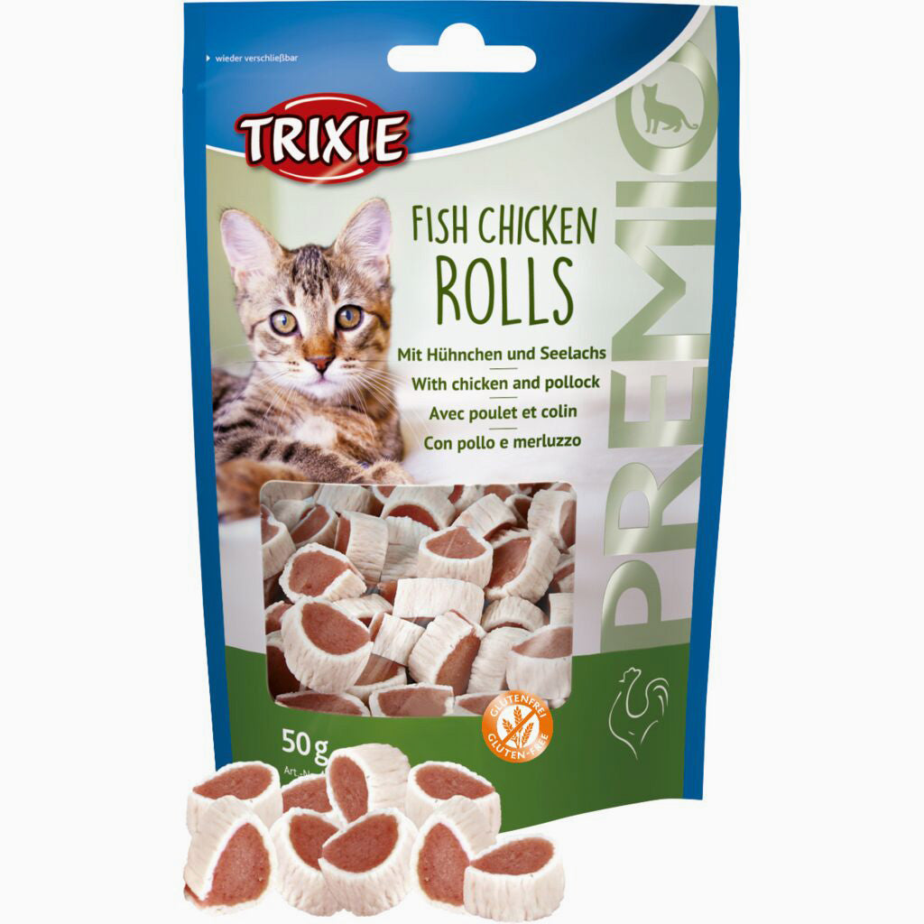 Trixie PREMIO Rolls, chicken/pollock, 50 g