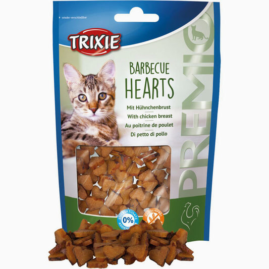 Trixie PREMIO Barbecue Hearts, 50 g