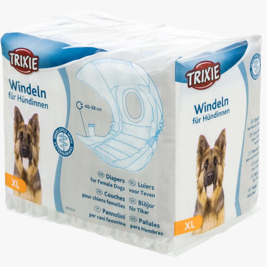 Trixie Diapers for female dogs, XL, 12 pcs.