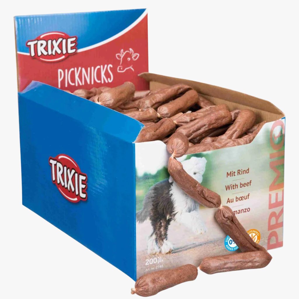 Trixie PREMIO Picknicks, sausage chain, beef, 8 cm