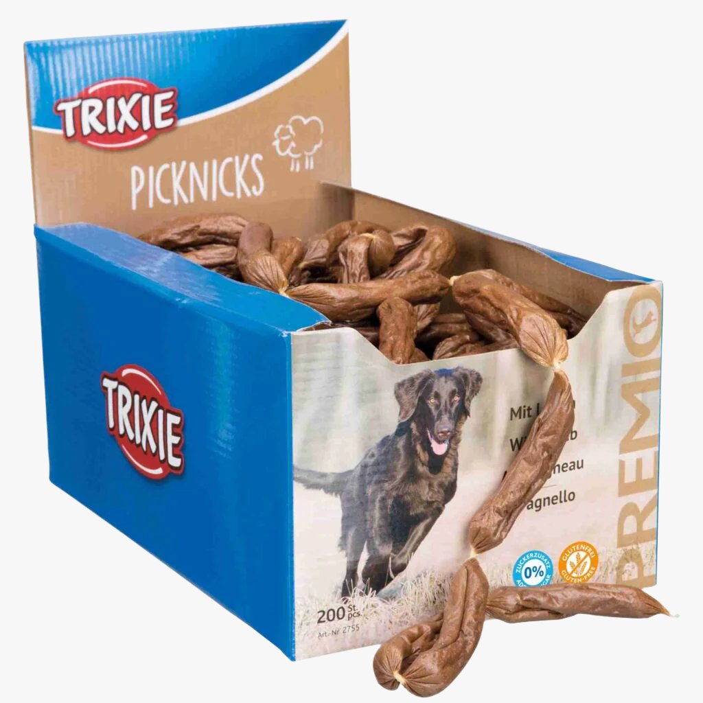 Trixie PREMIO Picknicks, sausage chain, lamb, 8 cm