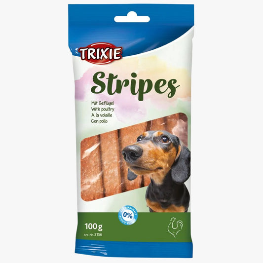 Trixie Stripes, poultry, 10 pcs./100 g