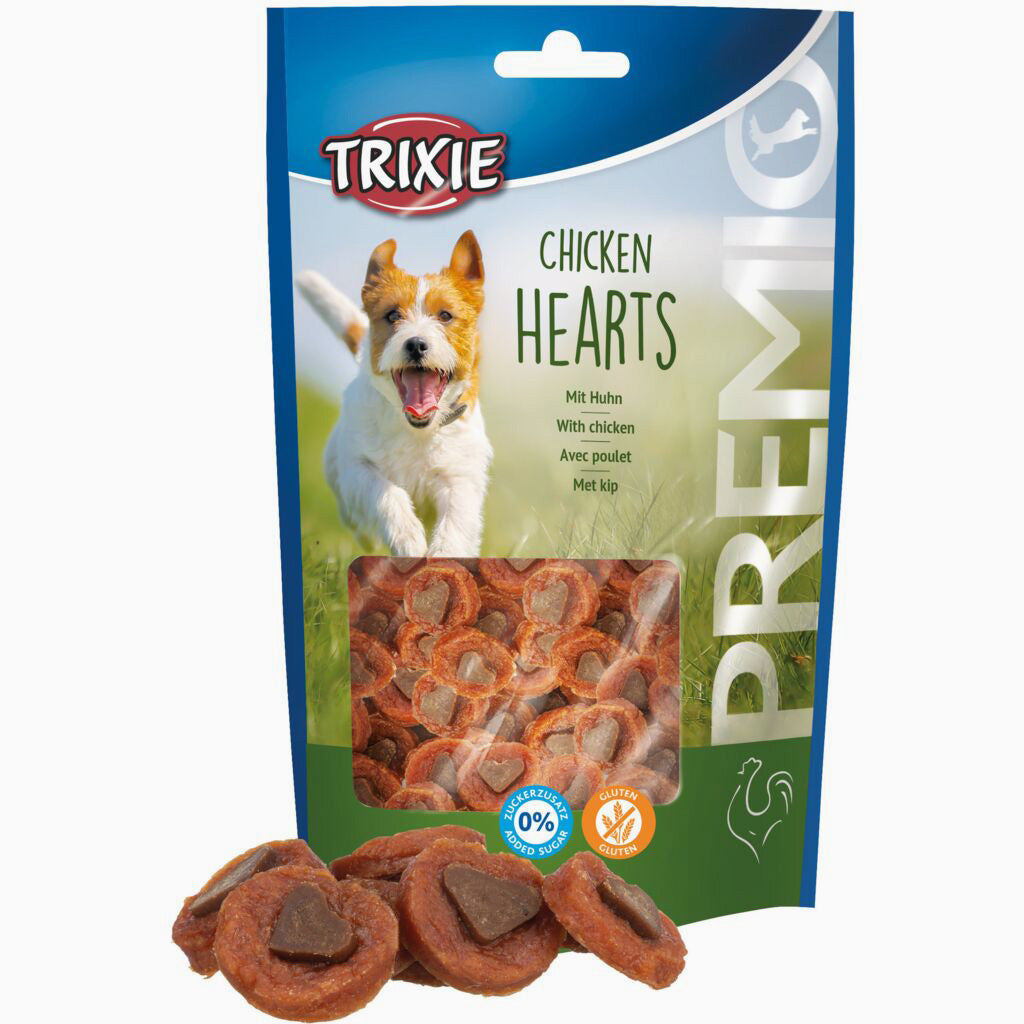 Trixie PREMIO Chicken Hearts, 100 g