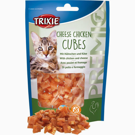 Trixie PREMIO Cheese Chicken Cubes, 50 g