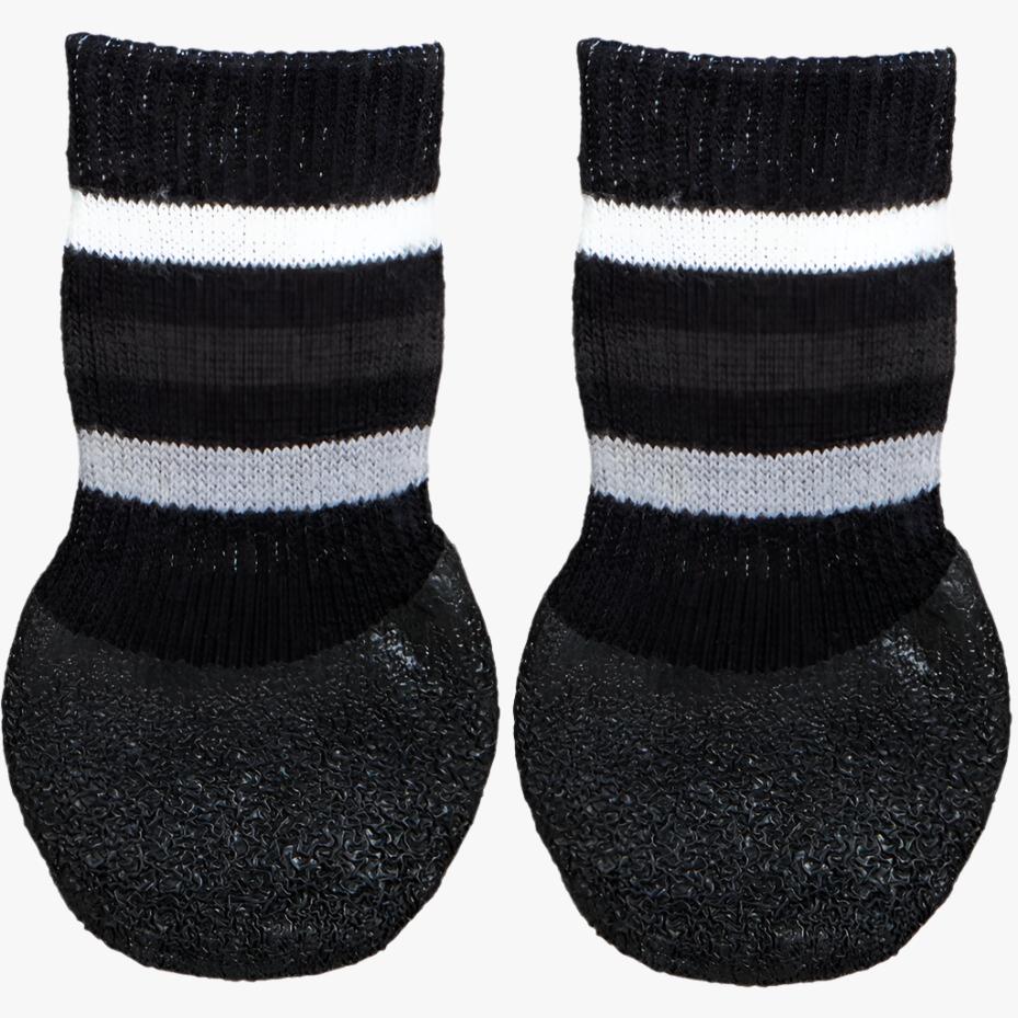 Trixie Dog socks, non-slip, L-XL, 2 pcs., black