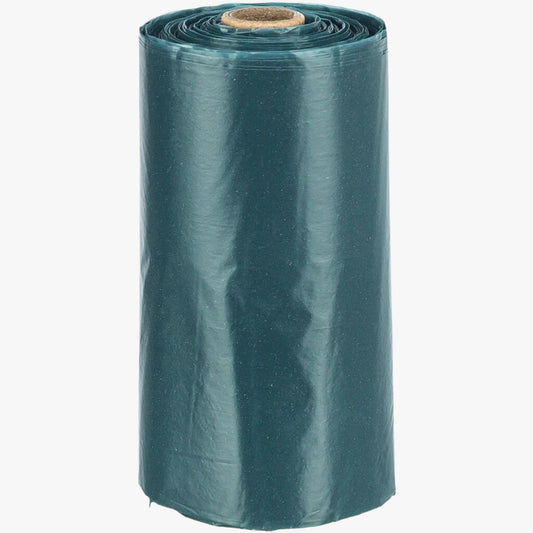 Trixie Dog poop bags with handles, 8 rolls of 15 bags, sorted
