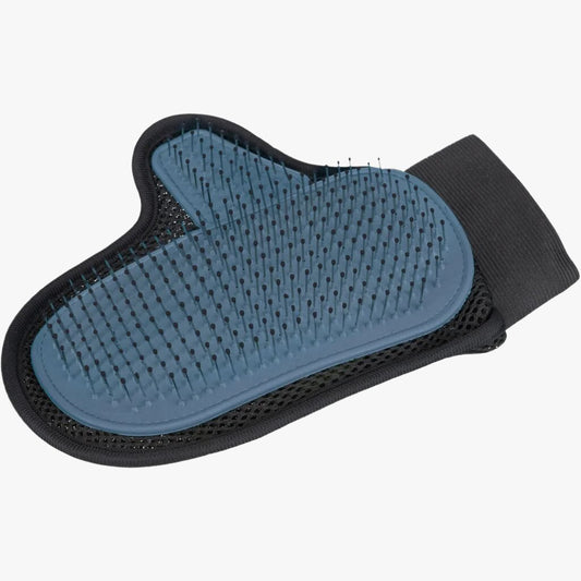 Trixie Fur care glove, wire bristles with tips, 18 x 24 cm