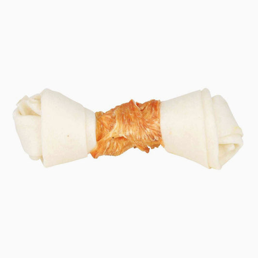 Trixie Denta Fun knotted chewing bone, chicken, 15 cm, 70 g