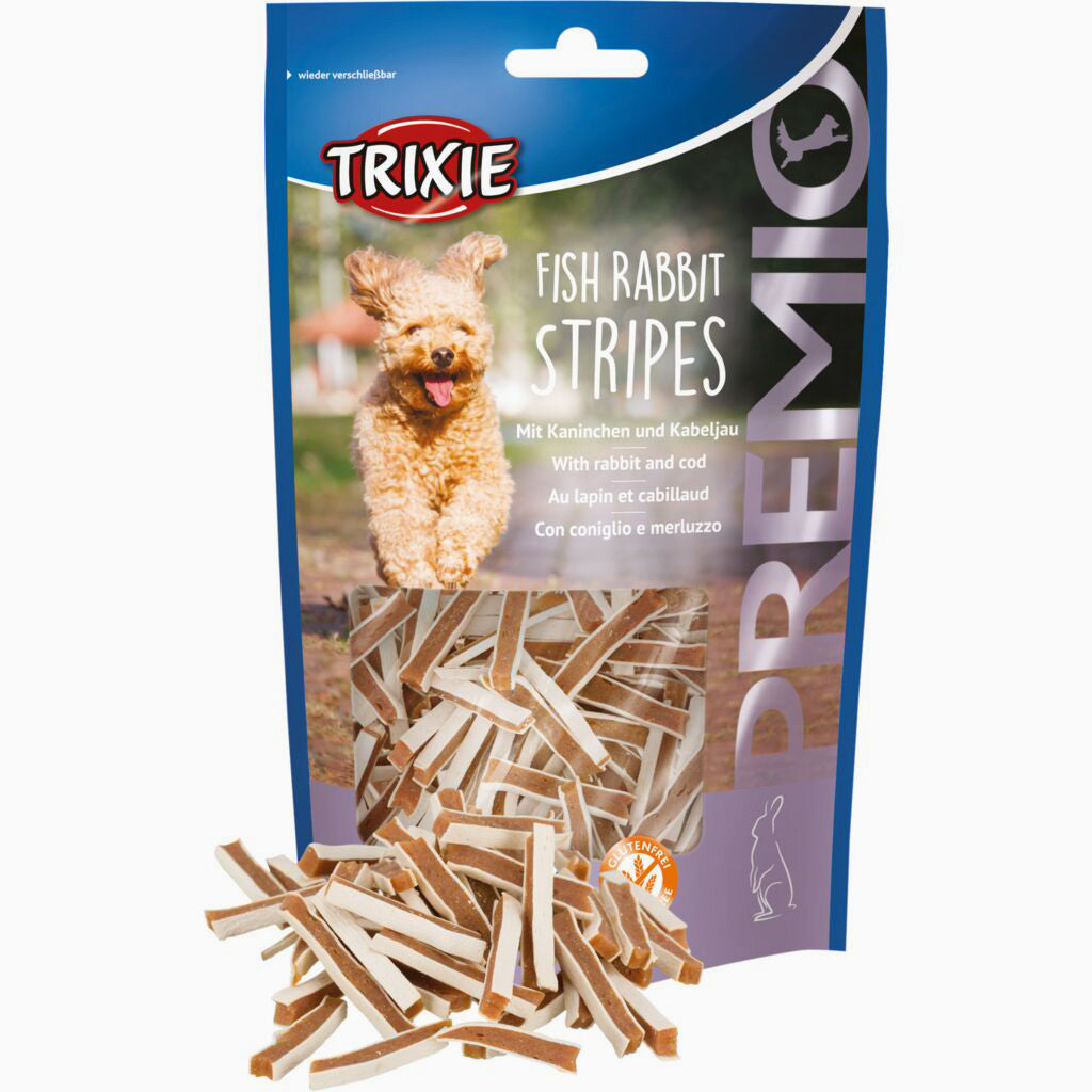 Trixie PREMIO Fish Rabbit Stripes, 100 g