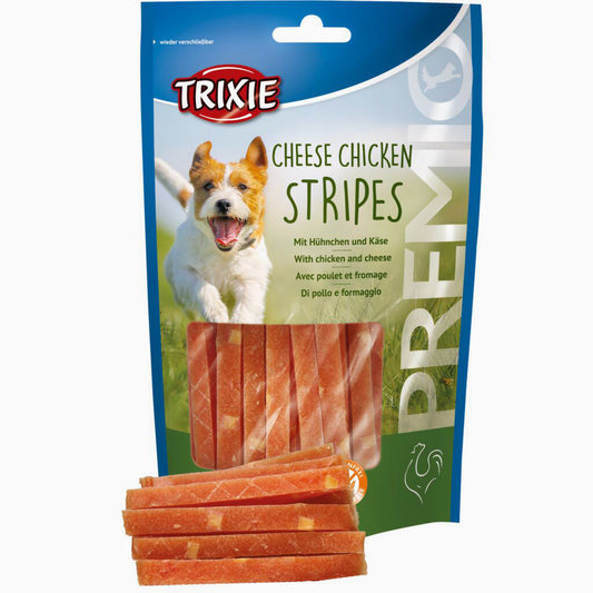 Trixie PREMIO Cheese Chicken Stripes, 100 g