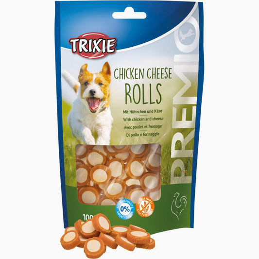 Trixie PREMIO Chicken Cheese Rolls, 100 g