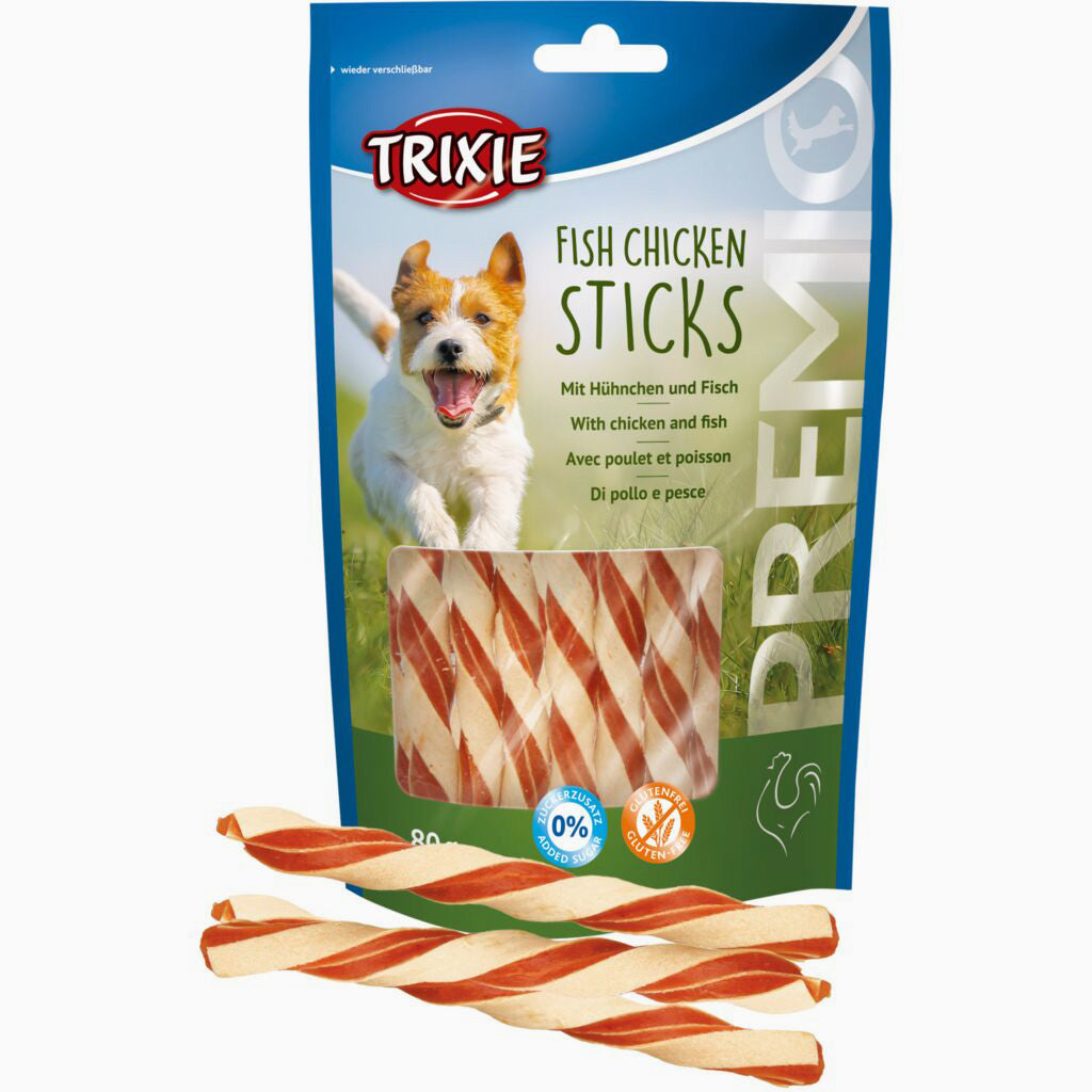 Trixie PREMIO Fish Chicken Sticks, 80 g