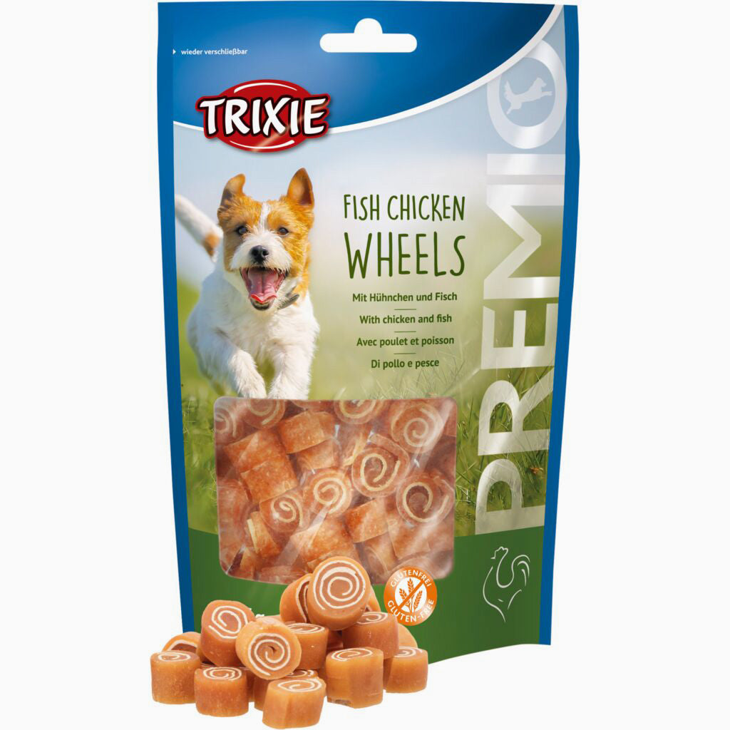 Trixie PREMIO Fish Chicken Wheels, 75 g