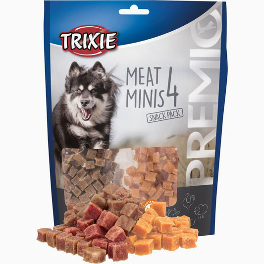 Trixie PREMIO 4 Meat Minis, chicken, duck, beef, lamb, 4 x 100 g