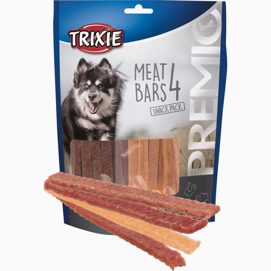 Trixie PREMIO 4 Meat Bars, chicken, duck, lamb, salmon, 4 x 100 g