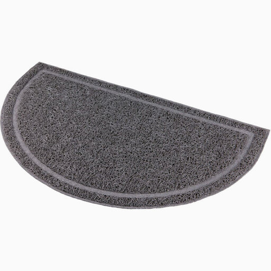 Trixie Cat litter tray mat, semi-circular, PVC, 59 x 35 cm, anthracite