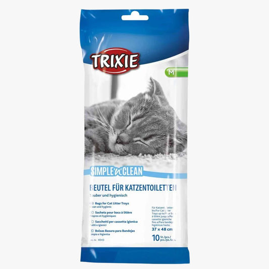 Trixie Simple'n'Clean Bags for litter trays, M: up to 37 x 48 cm, 10 pcs.