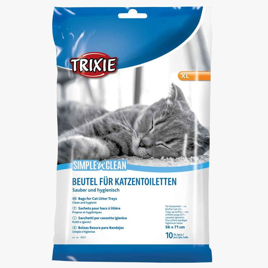 Trixie Simple'n'Clean Bags for cat litter trays, XL: up to 56 x 71 cm, 10 pcs.