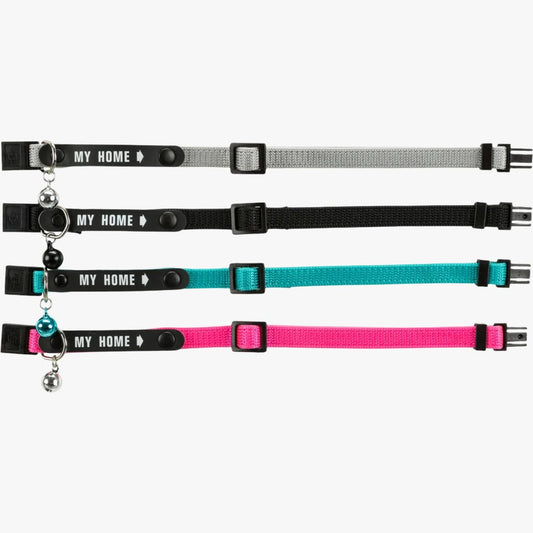 Trixie Cat collar with address tag, nylon