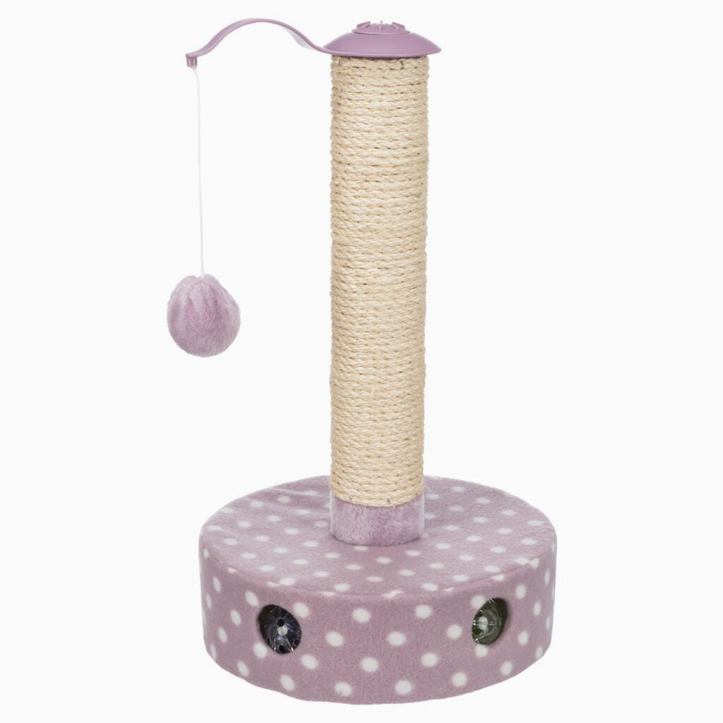 Trixie Junior scratching post, fleece,  26 x 47 cm, light lilac