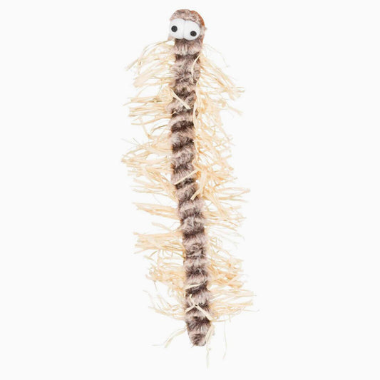 Trixie Centipede, plush/raffia, 33 cm