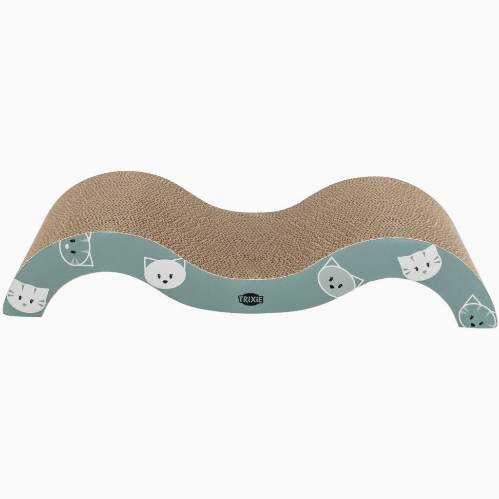 Trixie Mimi scratching wave, 50 x 9 x 23 cm, turquoise