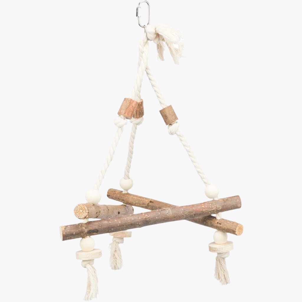Trixie Natural Living swing on rope, 27 x 27 x 27 cm